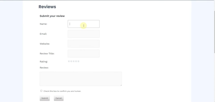 Customise Your Form Fields and Rating Displays