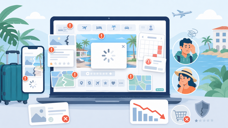 Why You Must Avoid These Travel Website Design Mistakes