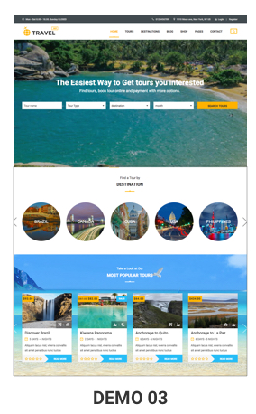 Tour Travel WordPress Theme - Travel WordPress Theme