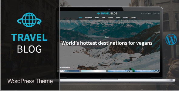 Travel Blog WordPress Theme