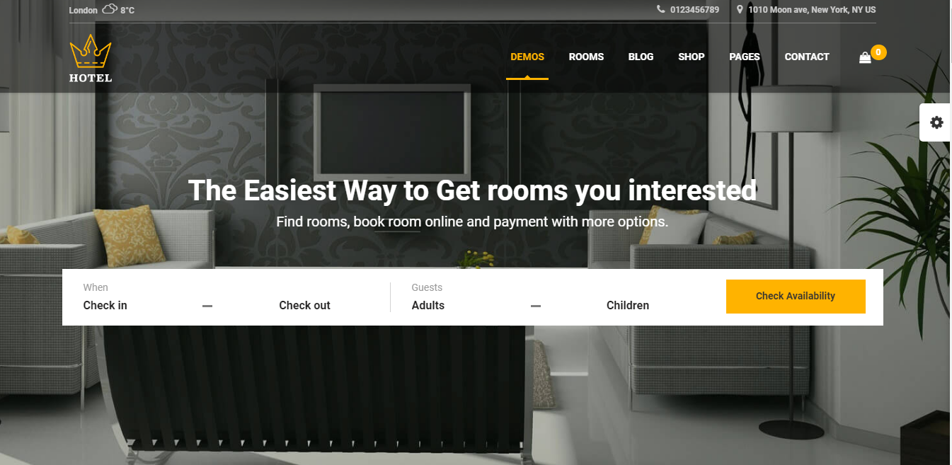 50 Best Hotel WordPress Themes