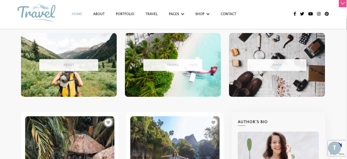 blossom pin pro travel wordpress theme