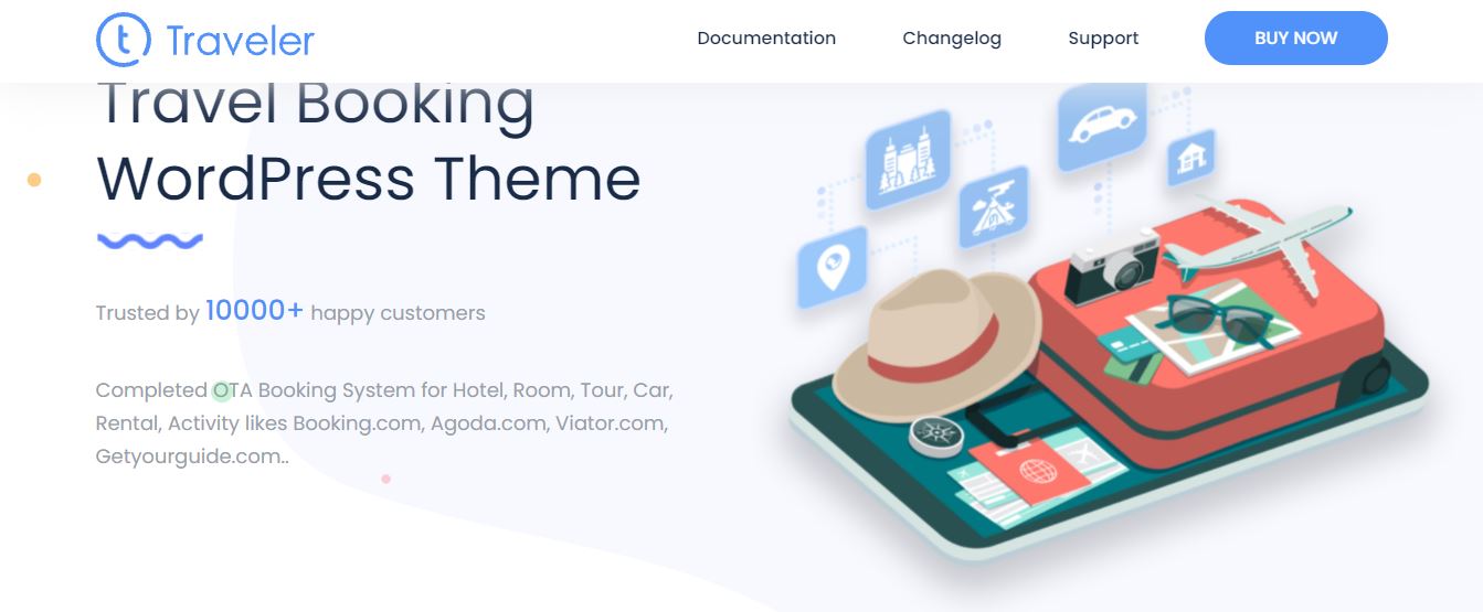 traveler wordpress travel themes