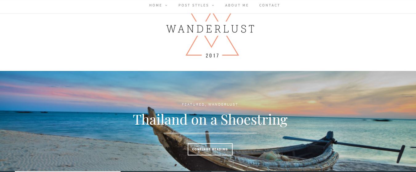 wanderlust travel wordpress theme