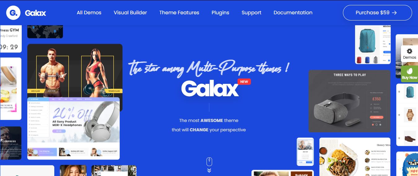 galax wordpress premium themes