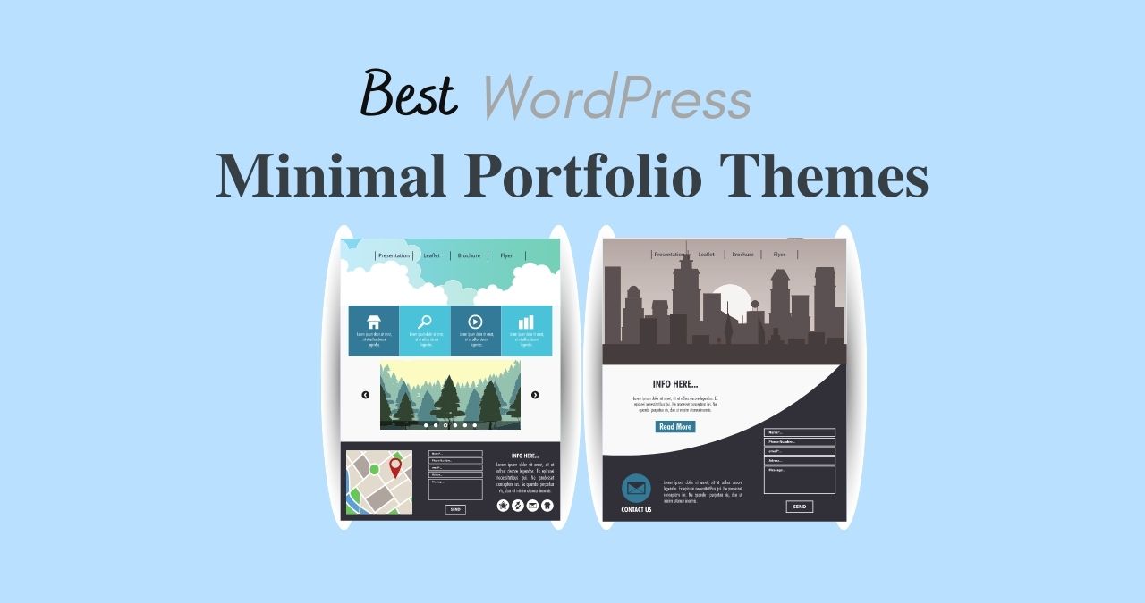 minimal portfolio wordpress theme