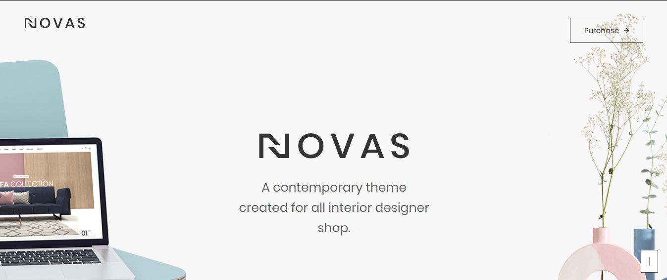 novas best shop wordpress theme