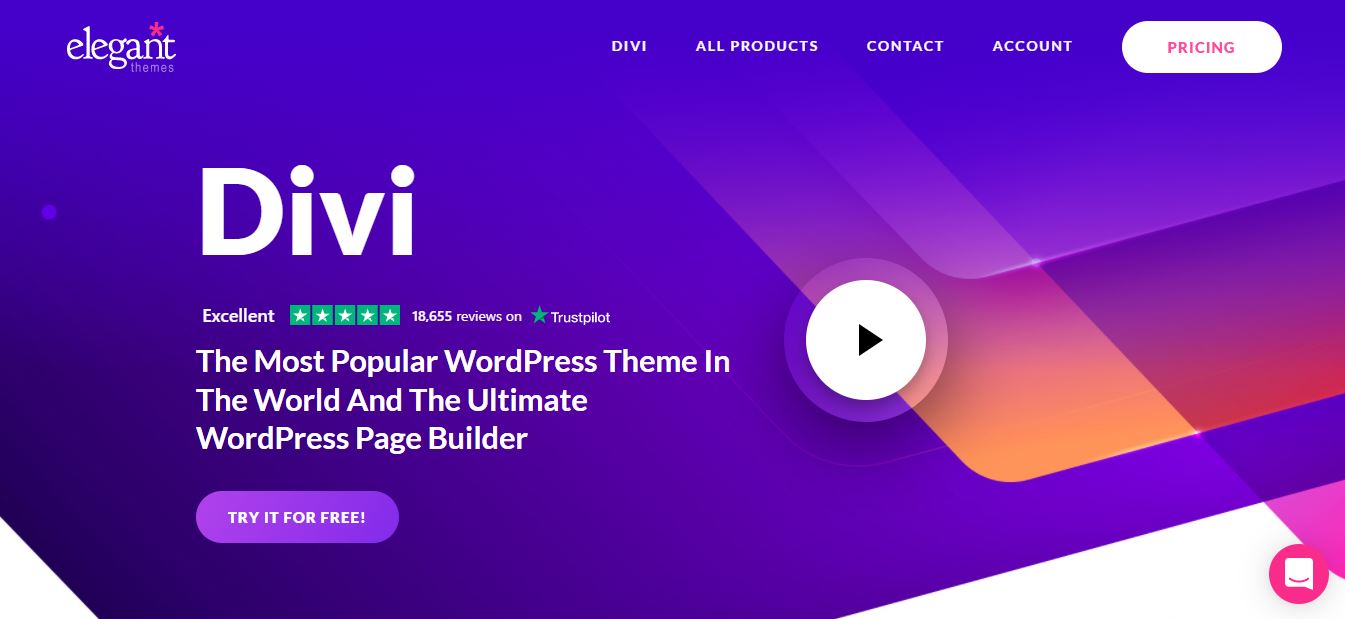 divi minimal wordpress theme