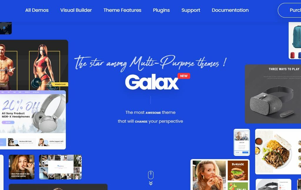 galax smart and multi concept one in all ecommerce wordpress themes