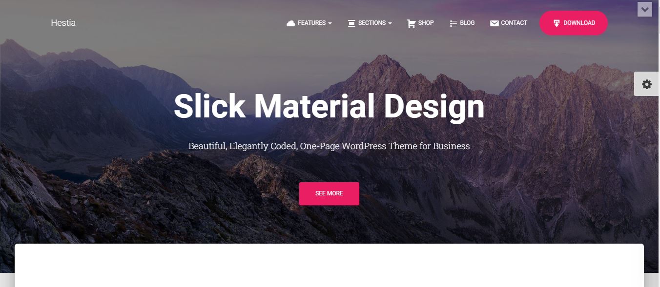 hestia best free wordpress themes