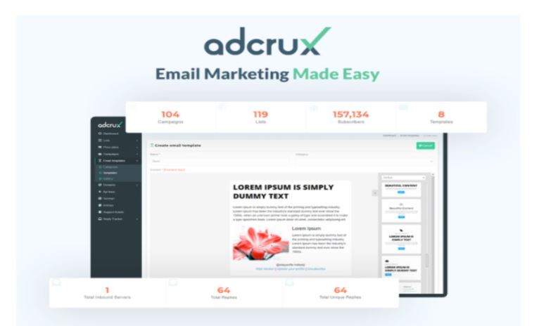 adcrux email automation