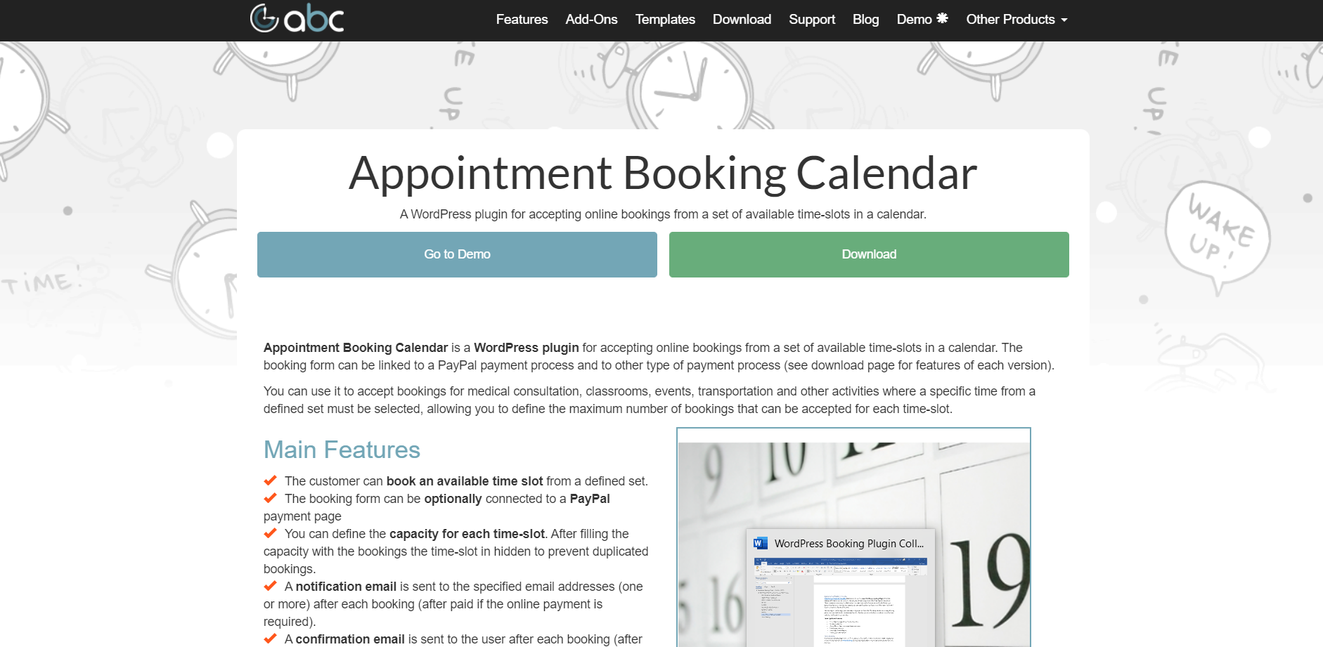appointment booking calendar