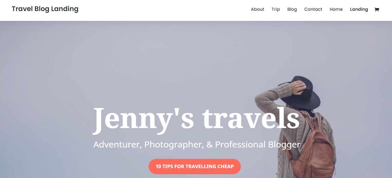 divi wordpress theme for travel blog