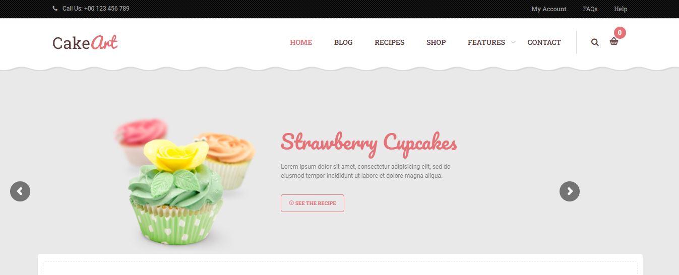 levain wordpress food blog theme