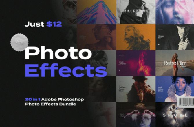 Weekly Deals: 20 Amazing Photo Effects Bundle – only $12!