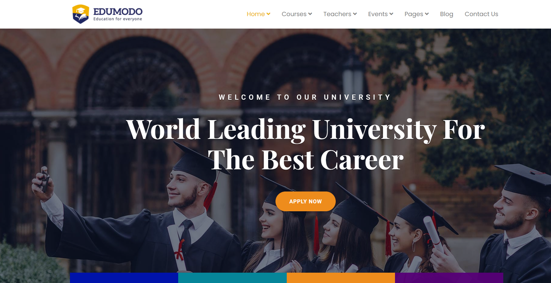 guru leading wordpress lms theme for universities