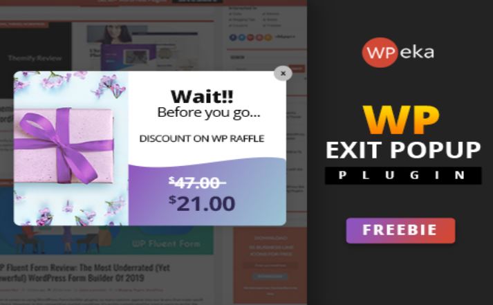 wp exit pop plugin