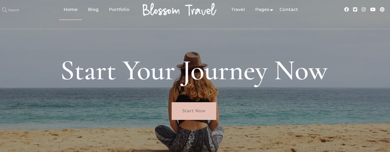 blossom travel free travel theme for blogger