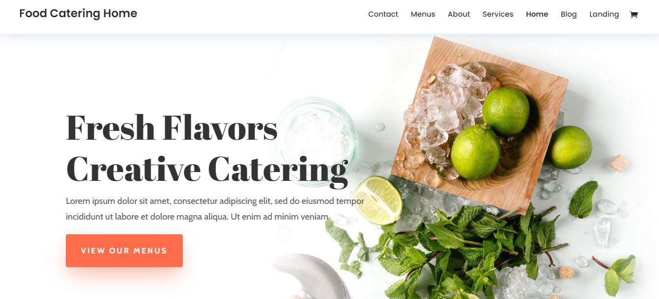 divi wordpress restaurant theme free