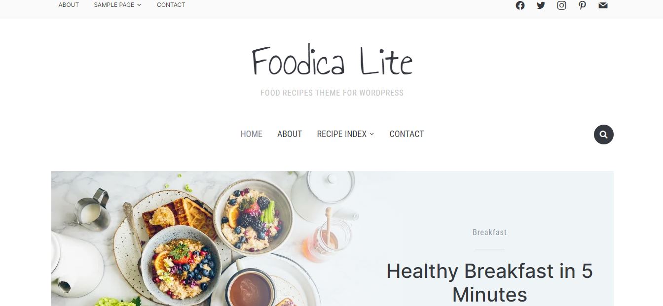 foodica wordpress restaurant theme free