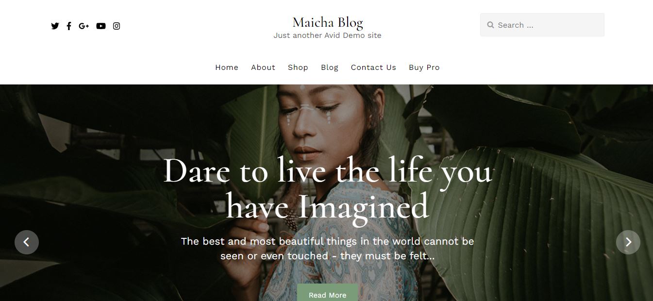 maicha blog travel blog wordpress theme