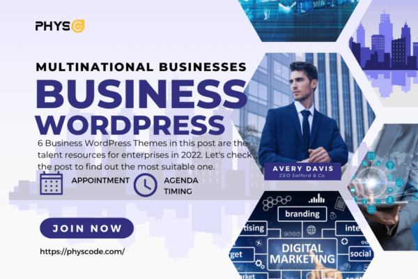 6 Business WordPress Themes Talents for Enterprises in 2022