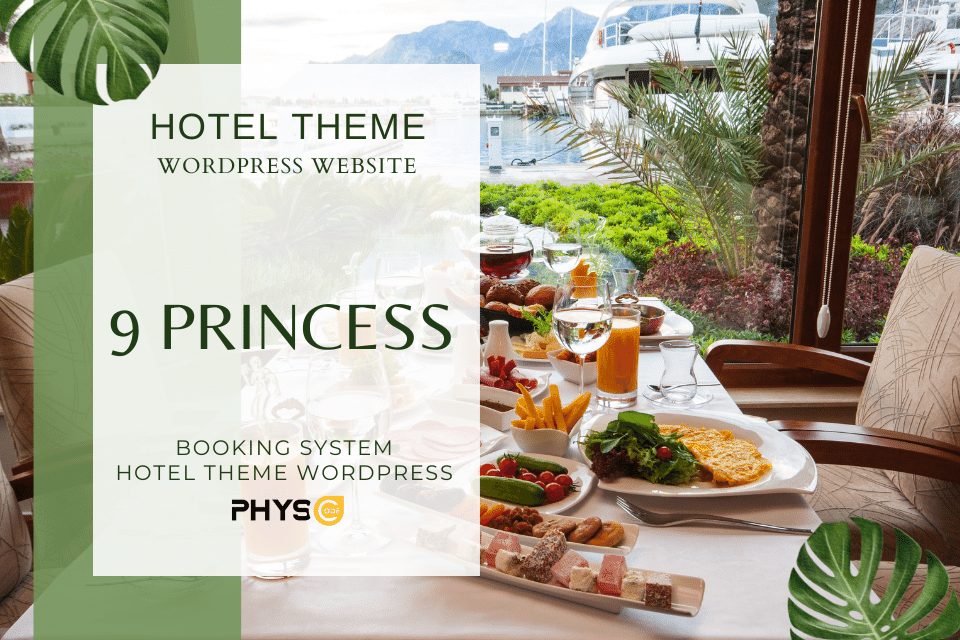 Hotel WordPress Theme: 9 Gorgeous Princess