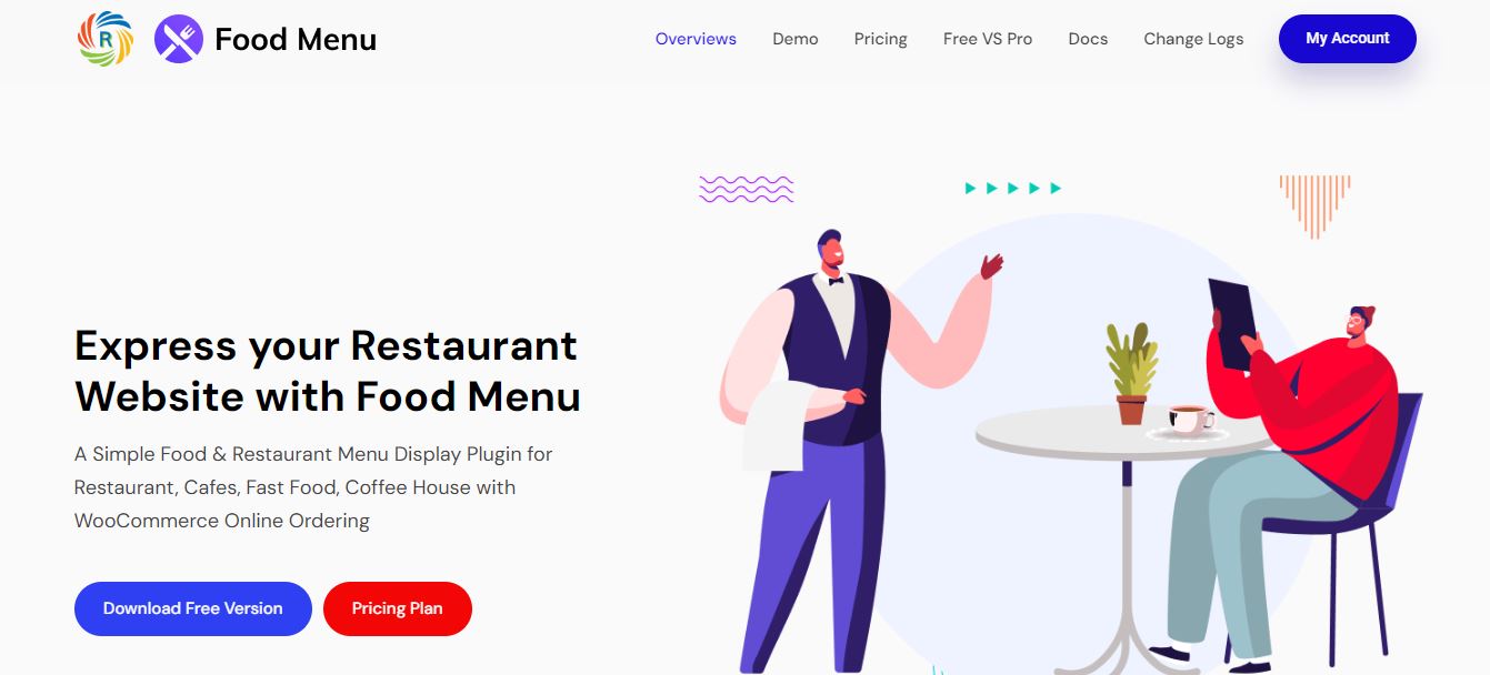 Food Menu Best WordPress Restaurant Plugins