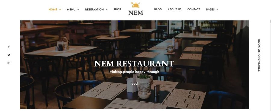 Nem Cafe Theme