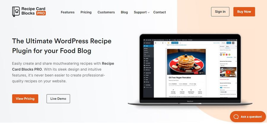 Recipe Card Blocks Recipe Plugin for WordPress