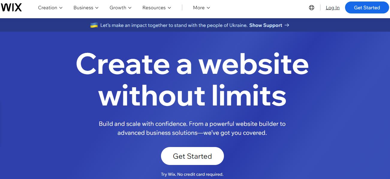 Wix Create A Website