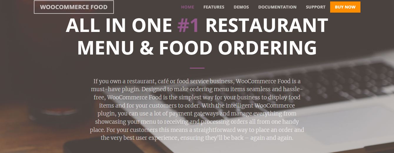 WooCommerce Food Restaurant Menu Food Ordering