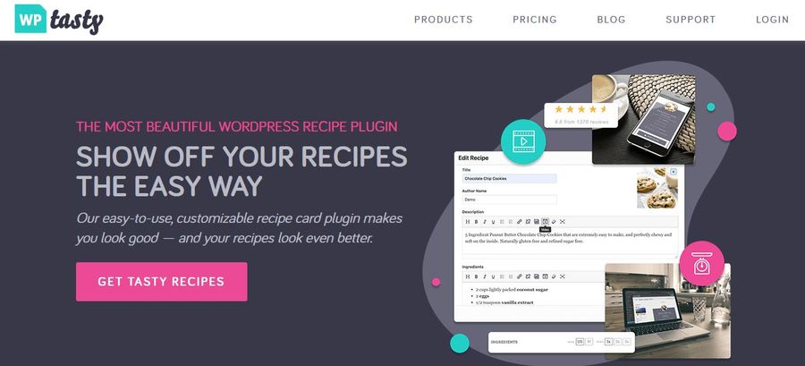 WP Tasty WordPress Recipe Plugin