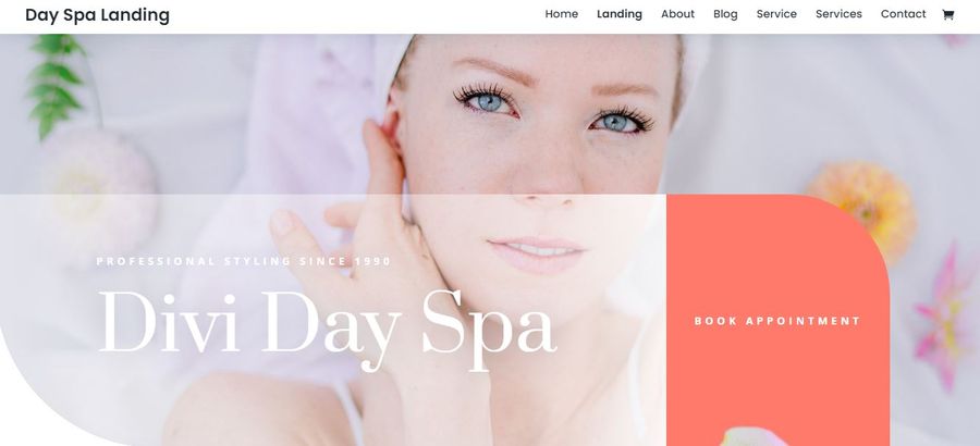 Divi WordPress Spa Template