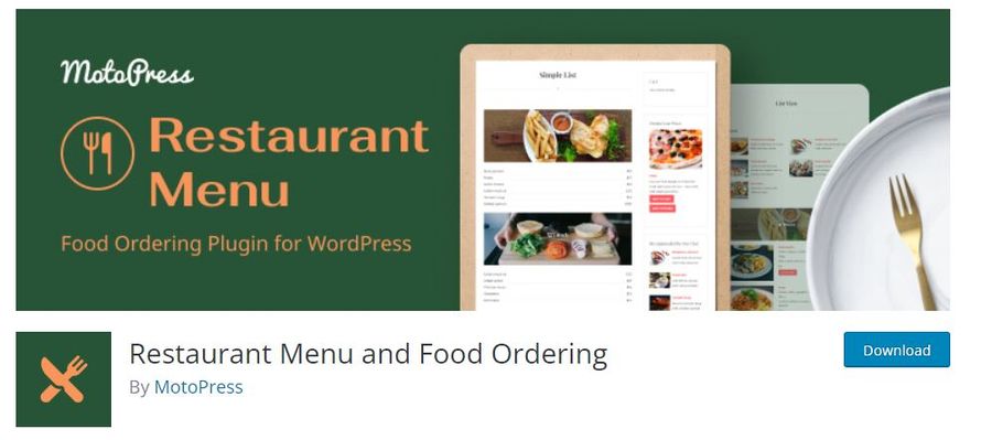 Restaurant Menu and Food Ordering