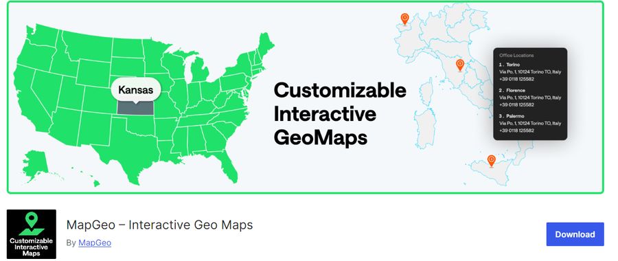 MapGeo – Interactive Geo Maps