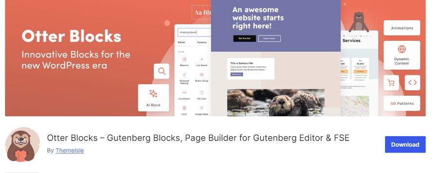 Otter Blocks – Gutenberg Blocks, Page Builder for Gutenberg Editor & FSE