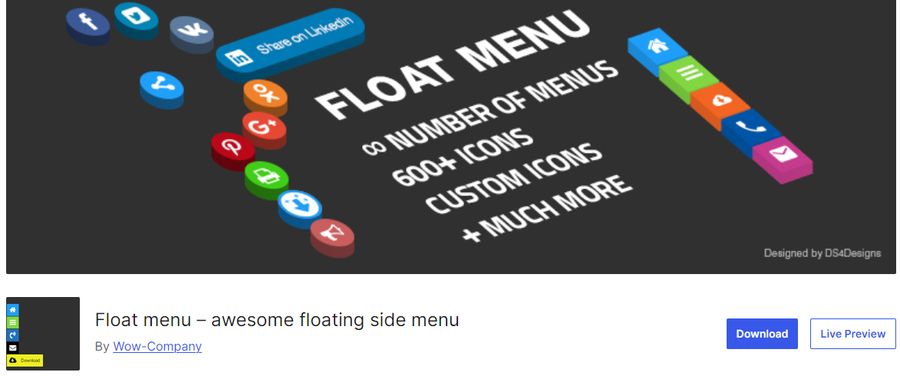 Float menu