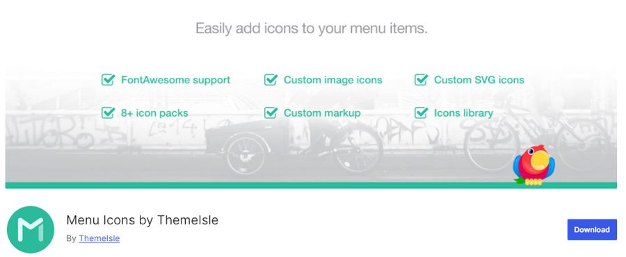 Menu Icons by ThemeIsle