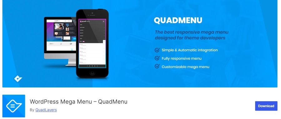 WordPress Mega Menu – QuadMenu