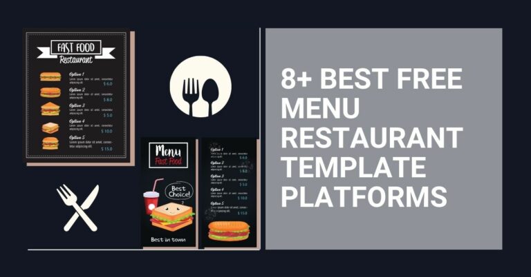 8  Best Free Menu Restaurant Template Platforms for 2025