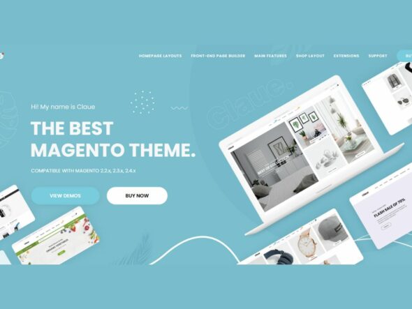 Claue – Clean and Minimal Magento Theme