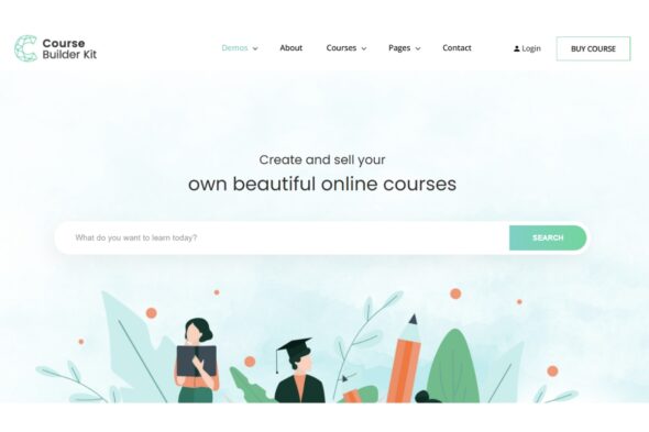 Course Builder - Online Course WordPress Theme