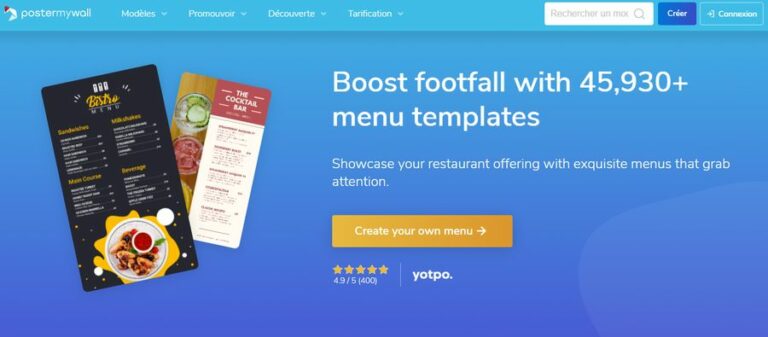 8  Best Free Menu Restaurant Template Platforms for 2025