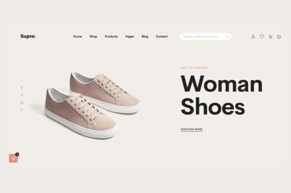 Supro - Minimalist AJAX Magento 2 Theme