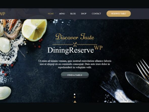 Restaurant WordPress Theme