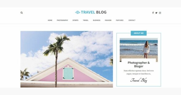 Travel Blog WordPress Theme