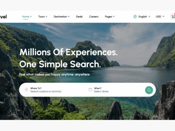 Travel - Tour Booking WordPress Theme