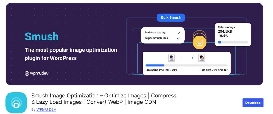 Smush Image Optimization