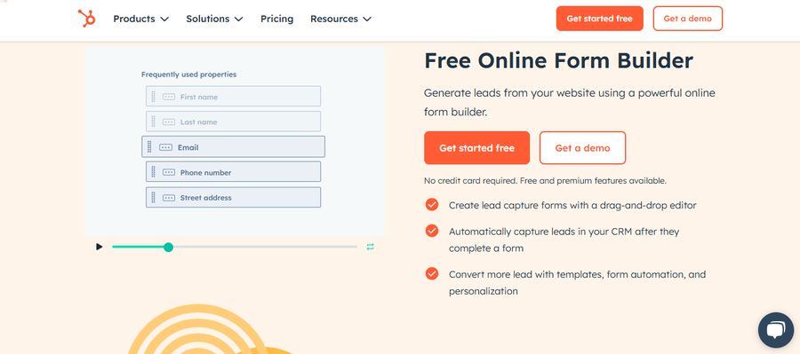 Hubspot Form Builder